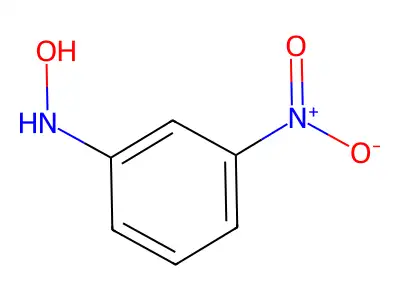 Benzenamine, N-hydroxy-3-nitro- structure