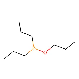 Phosphinous acid, dipropyl-, propyl ester structure