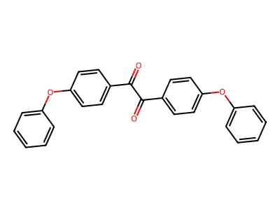 Ethanedione, bis(4-phenoxyphenyl)- structure