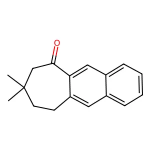 6H-Cyclohepta[b]naphthalen-6-one, 7,8,9,10-tetrahydro-8,8-dimethyl- structure