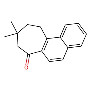 8,9,10,11-Tetrahydro-9,9-dimethyl-7H-cyclohepta[a]naphthalen-7-one structure