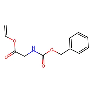 Glycine, N-((phenylmethoxy)carbonyl)-, ethenyl ester structure