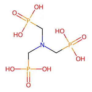 氨基三亚甲基膦酸 structure
