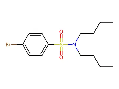 4-bromo-N,N-dibutylbenzenesulfonamide structure
