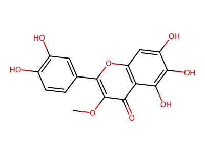 Quercetagetin 3-methyl ether structure