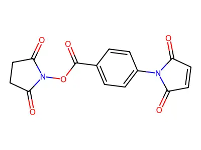 (2,5-Dioxopyrrolidin-1-yl) 4-(2,5-dimethylpyrrol-1-yl)benzoate structure