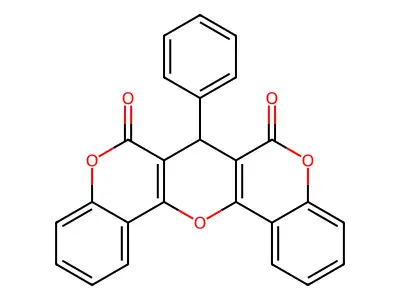 7-phenyl-6H-pyrano[3,2-c:5,6-c']dichromene-6,8(7H)-dione structure