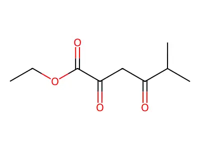Ethyl 5-methyl-2,4-dioxohexanoate structure