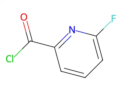 2-Fluoro-6-pyridinecarbonyl chloride structure