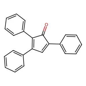 2,4-Cyclopentadien-1-one, 2,3,5-triphenyl- structure