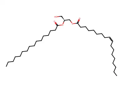 DG(18:1(9Z)/16:0/0:0) structure