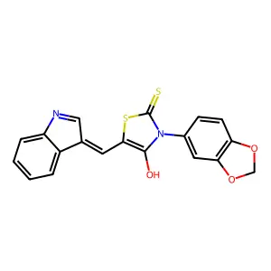 CAS 641997-29-7 - C19H12N2O3S2 structure