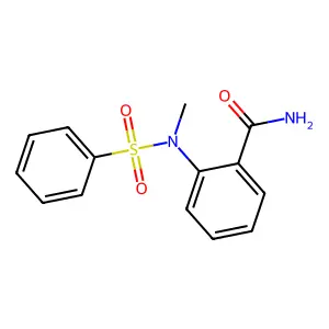 2-[Methyl(phenylsulfonyl)amino]benzamide structure