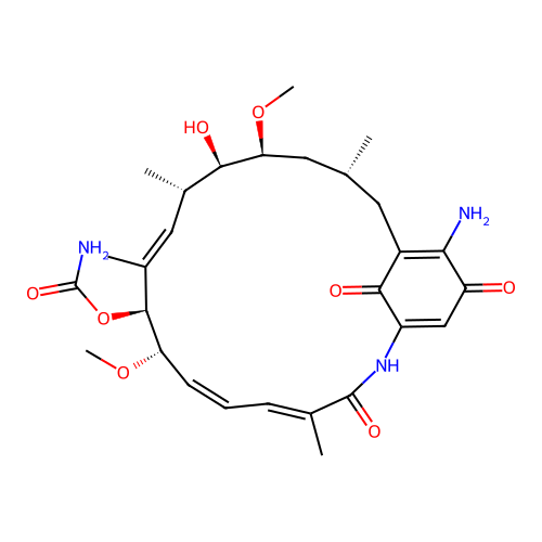 17-Aminogeldanamycin structure