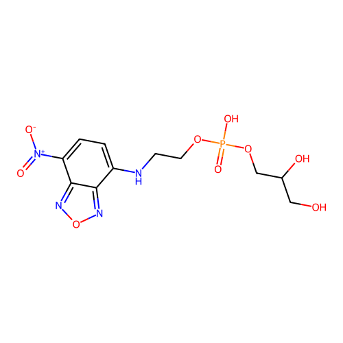 N-(7-nitrobenz-2-oxa-1,3-diazol-4-yl)phosphatidylethanolamine structure