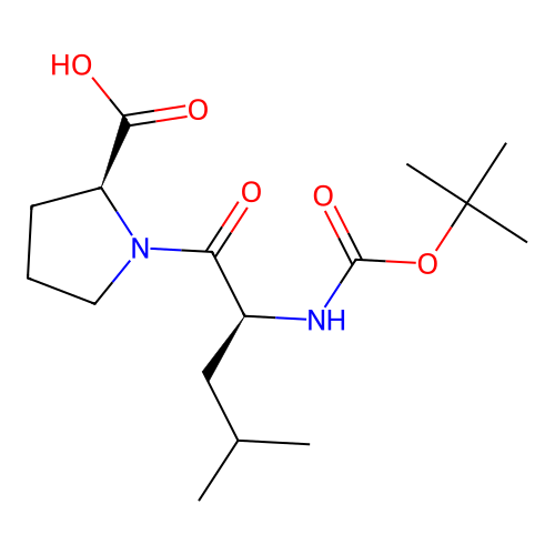 Boc-Leu-Pro-OH structure
