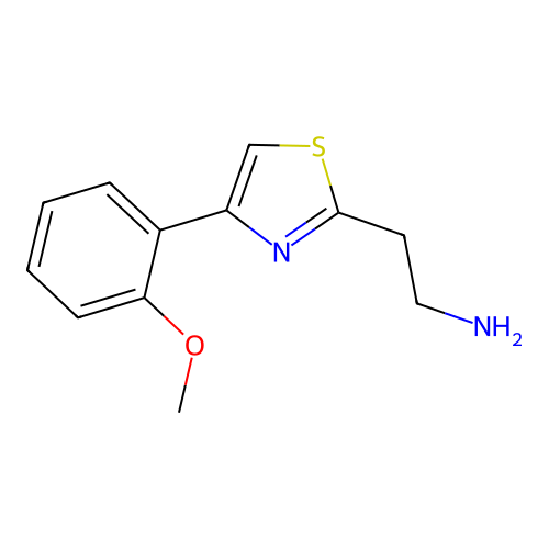 2-[4-(2-Methoxyphenyl)-1,3-thiazol-2-yl]ethanamine structure