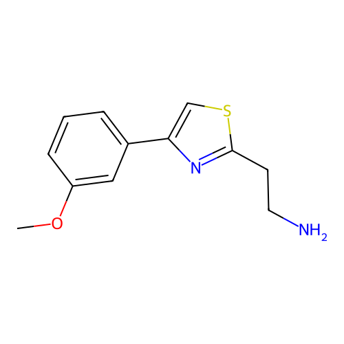 2-[4-(3-Methoxyphenyl)-1,3-thiazol-2-yl]ethanamine structure