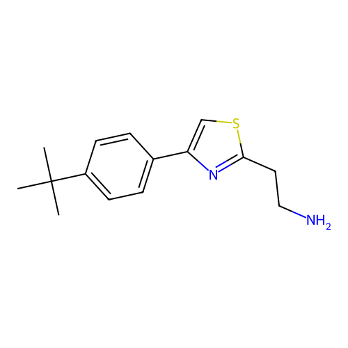 2-[4-(4-Tert-butylphenyl)-1,3-thiazol-2-yl]ethanamine structure