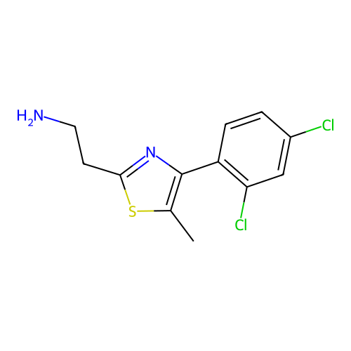 2-[4-(2,4-Dichlorophenyl)-5-methyl-1,3-thiazol-2-yl]ethanamine structure