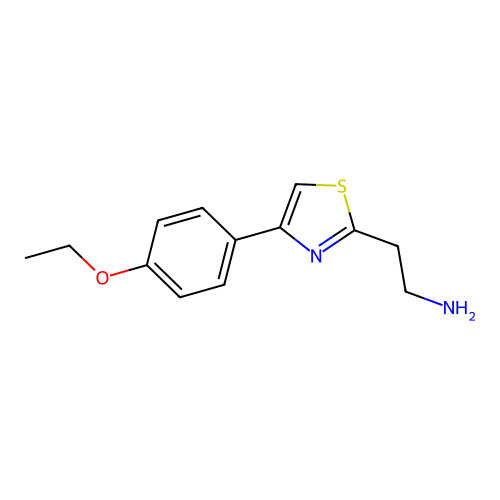 2-[4-(4-乙氧基苯基)-1,3-噻唑-2-基]乙胺 structure