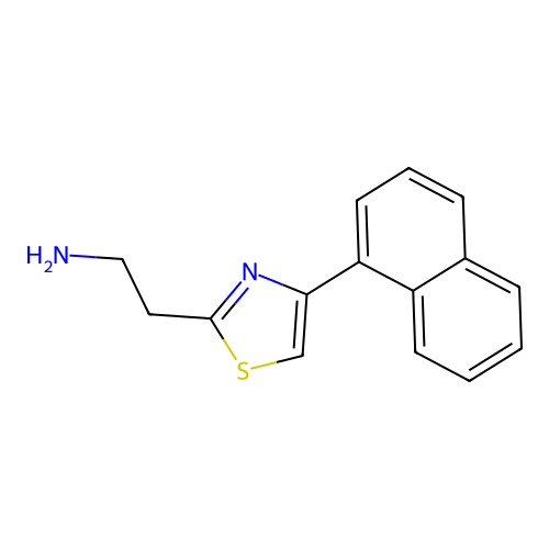 2-(4-Naphthalen-1-yl-1,3-thiazol-2-yl)ethanamine structure