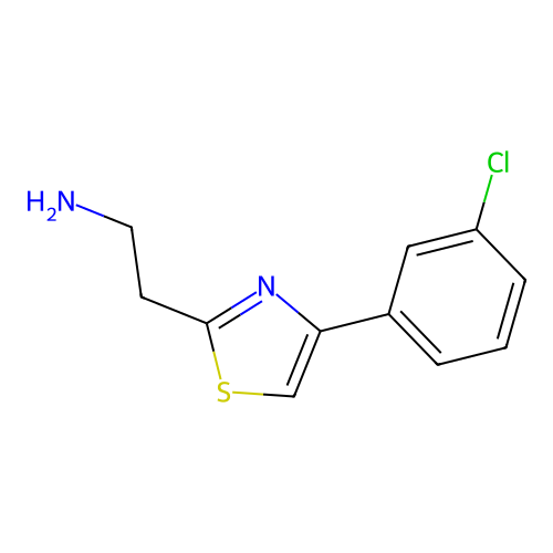 2-[4-(3-Chlorophenyl)-1,3-thiazol-2-yl]ethanamine structure