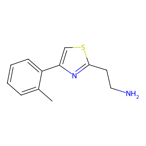2-[4-(2-Methylphenyl)-1,3-thiazol-2-yl]ethanamine structure