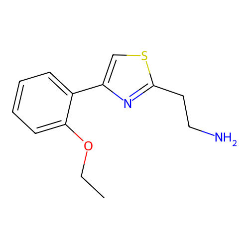 2-[4-(2-Ethoxyphenyl)-1,3-thiazol-2-yl]ethanamine structure