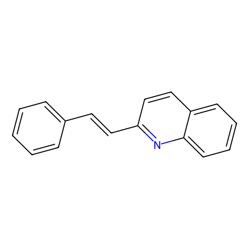 2-Phenylvinylquinoline structure