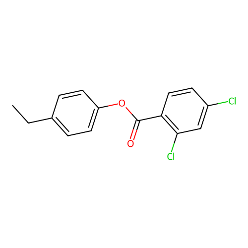 4-Ethylphenyl 2,4-dichlorobenzoate structure