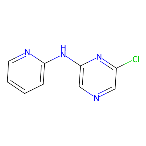 6-Chloro-N-2-pyridinyl-2-pyrazinamine structure