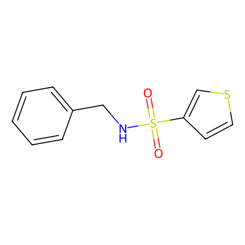 N-benzylthiophene-3-sulfonamide structure