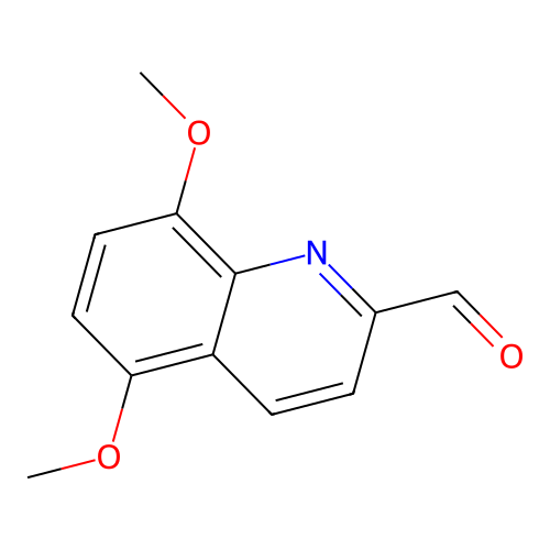 5,8-Dimethoxyquinoline-2-carbaldehyde structure