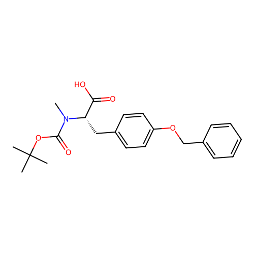Boc-N-Me-Tyr(Bzl)-OH structure