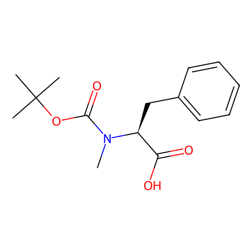 Boc-N-Me-Phe-OH structure