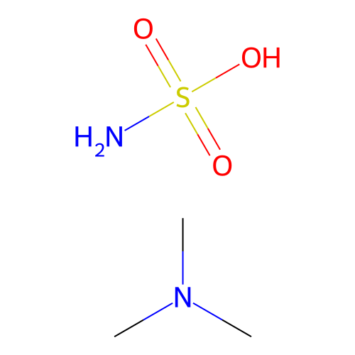Sulfamic acid, compd. with N,N-dimethylmethanamine (1:1) structure