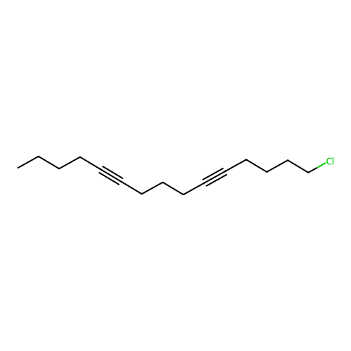 5,10-Pentadecadiyne, 1-chloro- structure