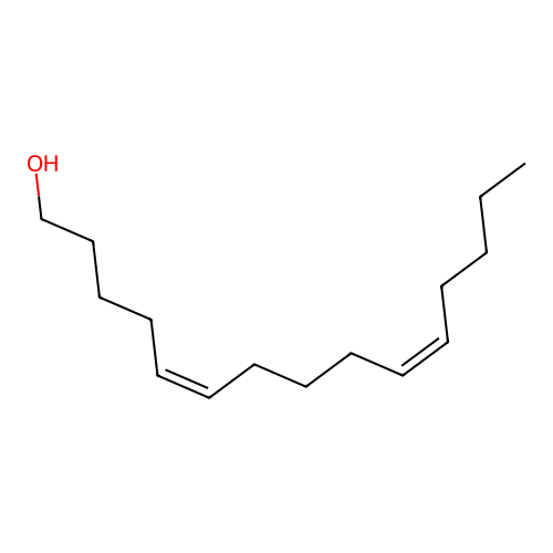 5,10-Pentadecadien-1-ol, (Z,Z)- structure