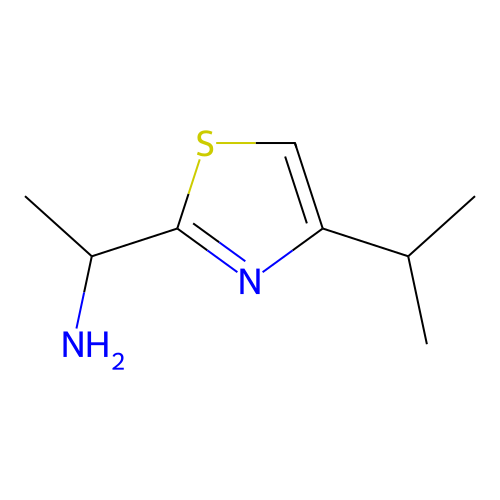 1-(4-Propan-2-yl-1,3-thiazol-2-yl)ethanamine structure