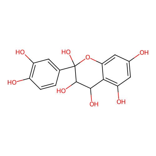 Flavan, 2,3,3',4,4',5,7-heptahydroxy- structure
