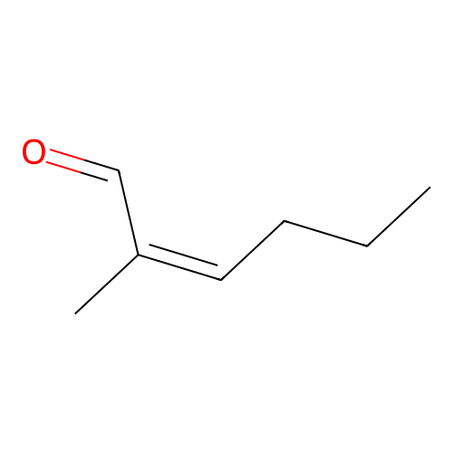 2-Methylhex-2-enal structure