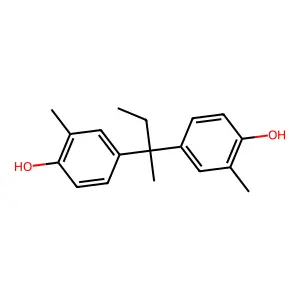 4,4'-(1-Methylpropylidene)bis(o-cresol) structure