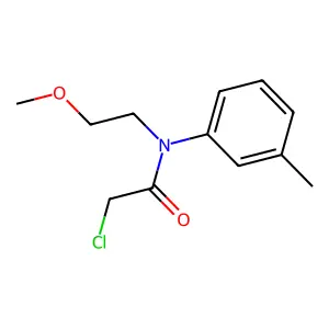 2-Chloro-N-(2-methoxyethyl)-N-(3-methylphenyl)acetamide structure