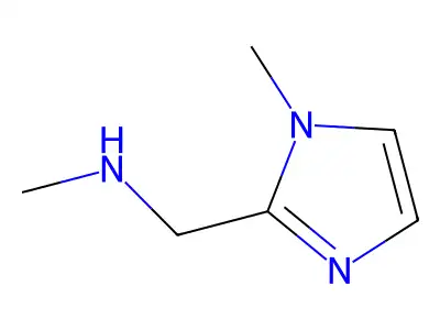 N-methyl-1-(1-methyl-1H-imidazol-2-yl)methanamine structure