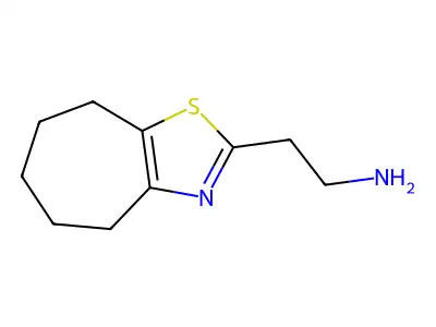 2-{4H,5H,6H,7H,8H-cyclohepta[d][1,3]thiazol-2-yl}ethan-1-amine structure