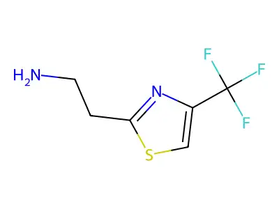 2-[4-(Trifluoromethyl)-1,3-thiazol-2-yl]ethan-1-amine structure