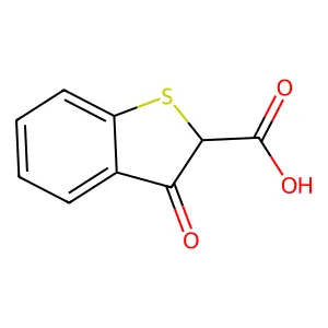 Benzo[b]thiophene-2-carboxylic acid, 2,3-dihydro-3-oxo- structure