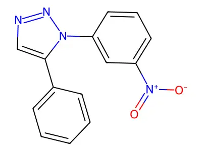 1-(3-Nitrophenyl)-5-phenyltriazole structure
