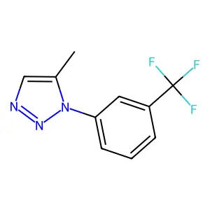 5-methyl-1-[3-(trifluoromethyl)phenyl]-1H-1,2,3-triazole structure